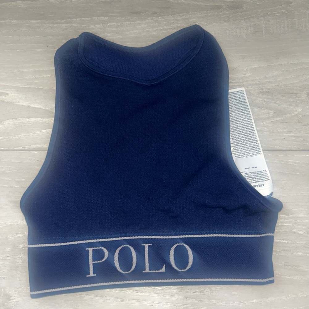 Polo Ralph Lauren Rib-knit Logo Bralette - Picture 3 of 7